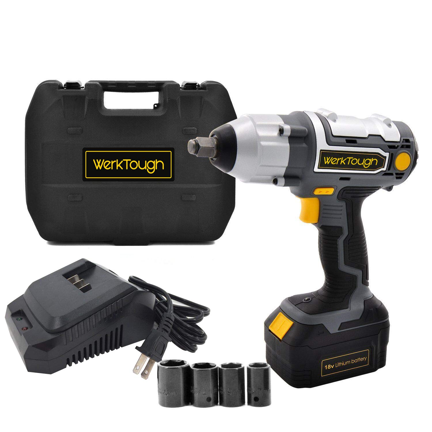 Werktough IW03 18V cordless impact wrench(heavy duty Anvil 1/2\