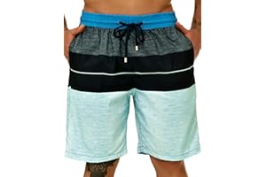 KAILUA SURF Big and Tall Mens Swim Trunks, 9" Mens Designer Bathing Suit Boardshorts
