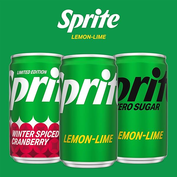SPRITE LEMON LIME SODA SOFT DRINKS, 7.5 FL OZ, 6 PACK
