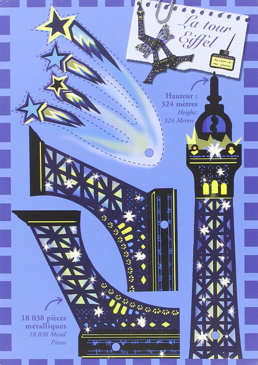 Tour Eiffel Carte A Decouper Aubert Raphaell Amazon Com Books