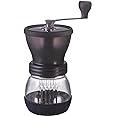 Hario Ceramic Coffee Mill - 'Skerton Plus' Manual Coffee Grinder 100g Coffee Capacity, Black