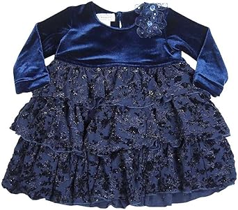 baby girls velour dress