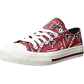 FOCO Atlanta Falcons NFL Womens Low Top Repeat Print Canvas Shoes - 6