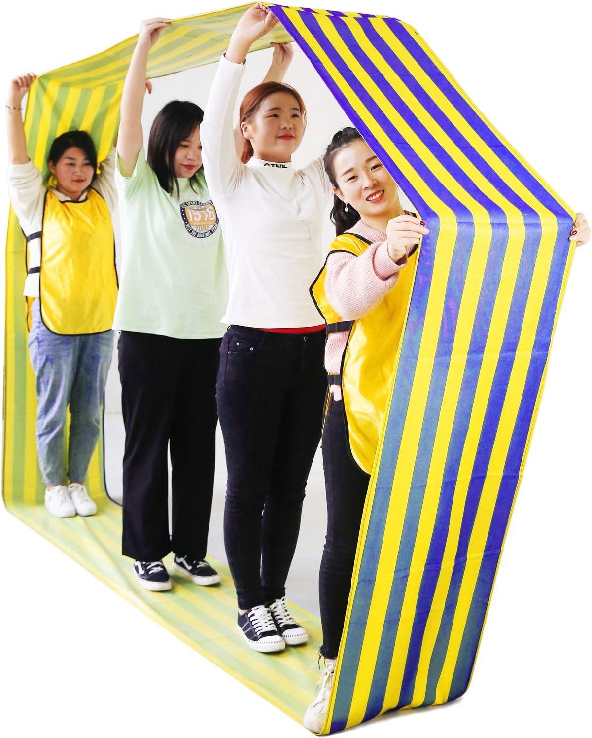 TOPFEN Kids Group Learning Activity Fun Playing Run Mat for Obstacle Course and Teamwork Building Games/26ft : Sports & Outdoors