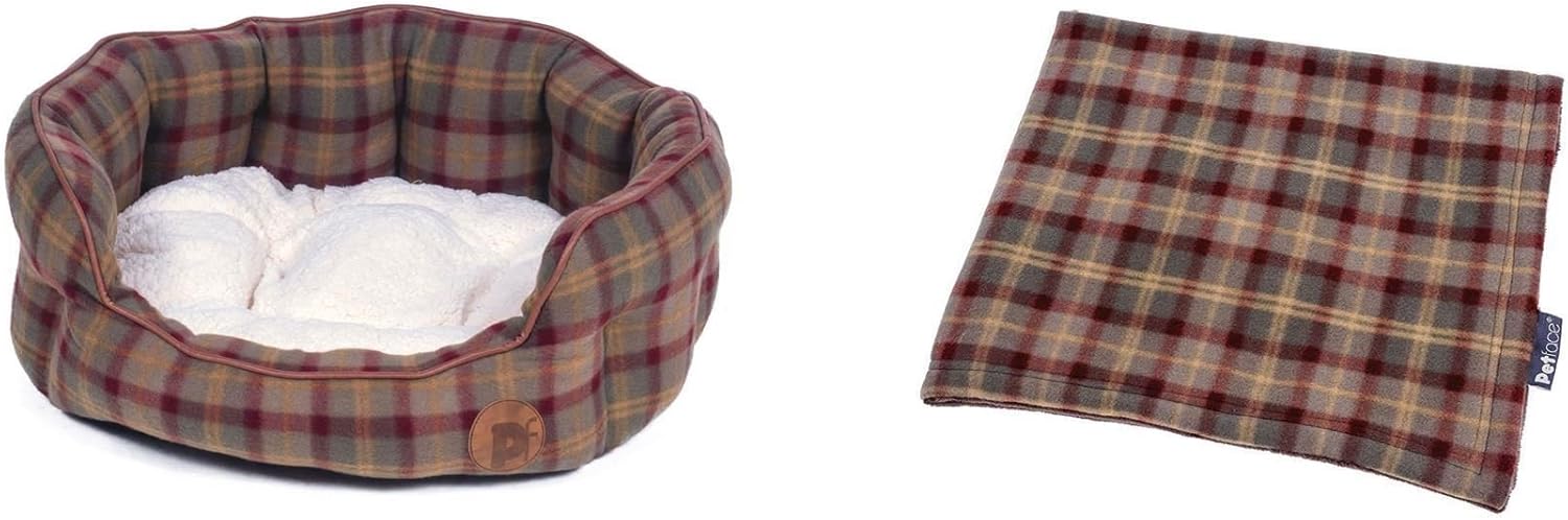 tartan dog blanket