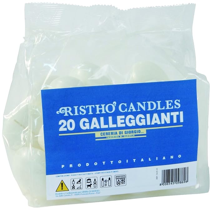72 Candele Galleggianti Bianche Antigoccia In Cera - 5,1 Cm Di Diametro - Per Centrotavola Matrimonio, Piscina, Feste E Bagno