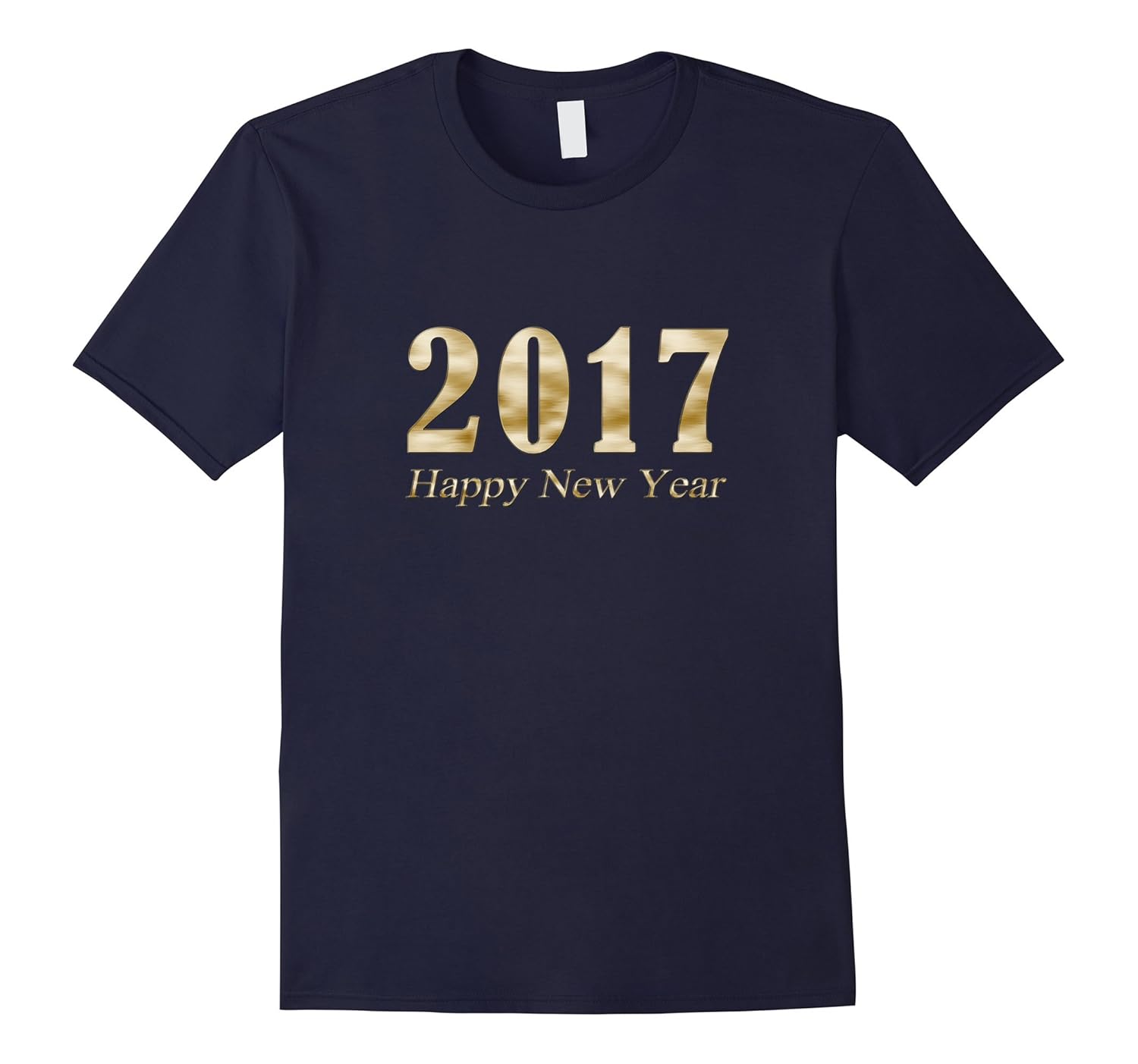 Happy New Year T-shirt 2017 Gold-Look Eve Party-ANZ