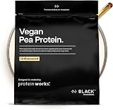 Protein Works Vegan Pea Protein BLACK Unflavoured 1kg 24g Protein