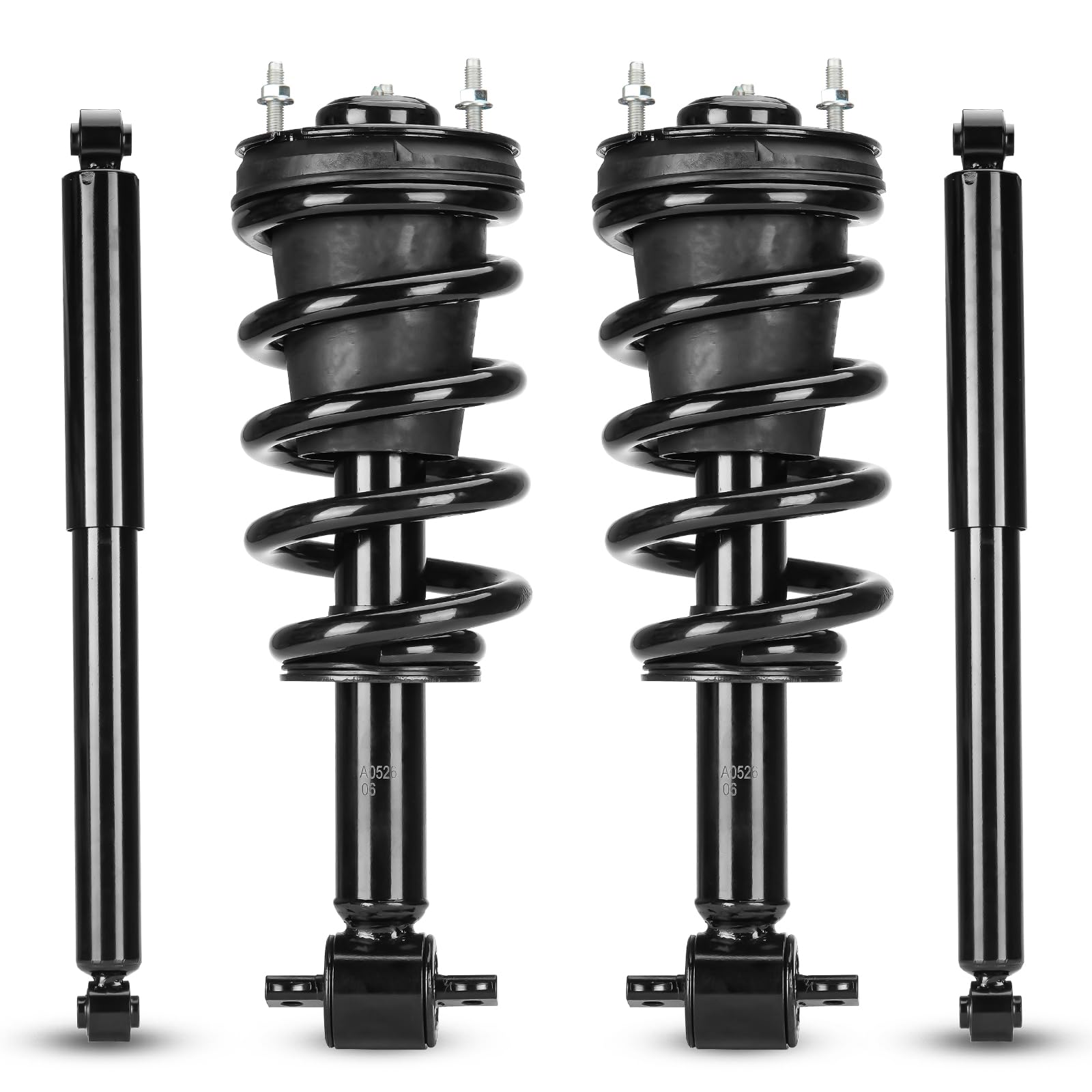 Photo 1 of **SHOCKS ONLY**Front & Rear Strut for Chevy Suburban 1500 07-14, Chevrolet Avalanche 07-13, GMC Yukon XL & Tahoe 07-19, Cadillac Escalade Esv Ext 07-13, Shock Assembly w/Coil Spring Replace 579104 4345073, 4PCS