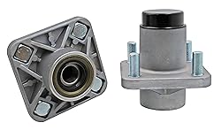 Front Wheel Hub Kit with Bearings Seals Compatible