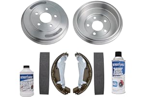 Detroit Axle - Rear Brake Kit for 2009-2010 Chevy Cobalt Pontiac G5 2009-2011 HHR [5-Lug] Brake Drums Brakes Shoes Replacement