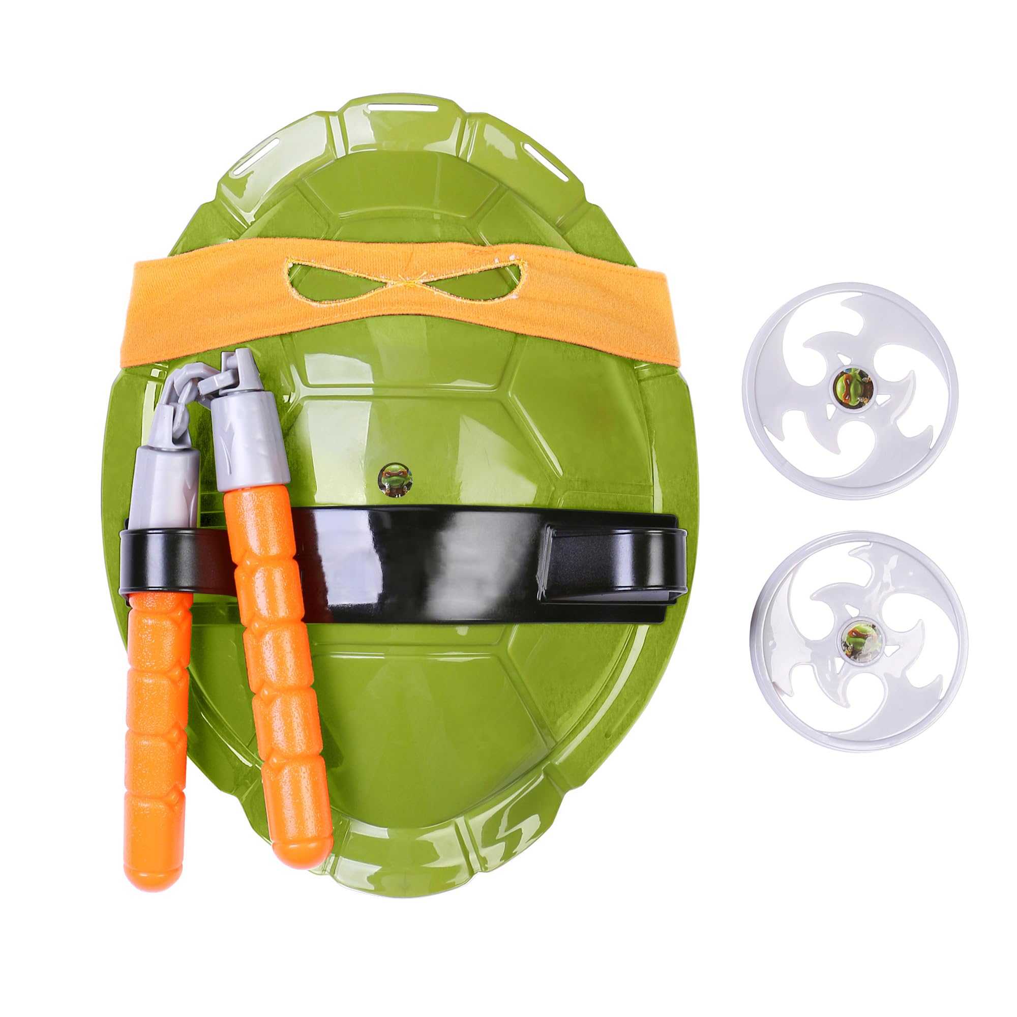 Photo 1 of ***NUNCHUCKS & MASK***** Geamiki Super Hero Cosplay Costume with Weapons Party Halloween Christmas Favors Orange