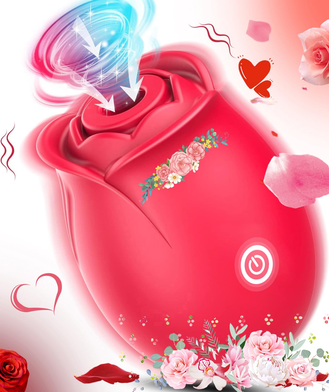 2024 Rose Vibratoer Stimulant Licking Sucking