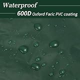 PATIO PLUS Parasol Cover 153x30x30cm Waterproof 600D Oxford Green view 3