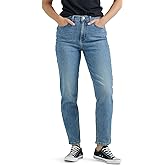 Lee Women's Legendary Mom Jean in One Tone, High Rise, Straight Leg, Size S
