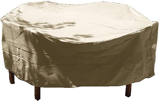 Amazon Com Patio Set Conversation Set Covers 96 Dia Fits Square Oval And Round Table Set No Center Hole Kitchen Dining