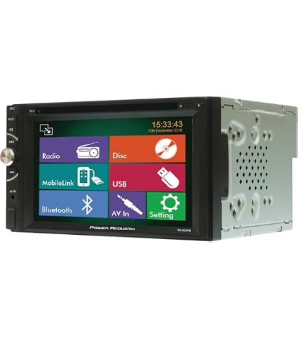 Amazon.com: Power Acoustik PD-620HB Double DIN DVD, CD/MP3, FM/AM