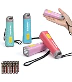 EverBrite Mini Lampe de Poche LED en Aluminium18 Pièces, Lampe Torche