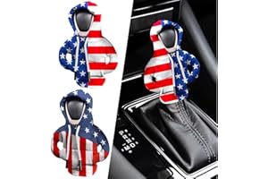 XWQWD Gear Shift Cover 2PCS Shift Knob Hoodie Car Accessories for Women Men Car Decorations Gear Shifter Cute Gifts Cool Stuff -G