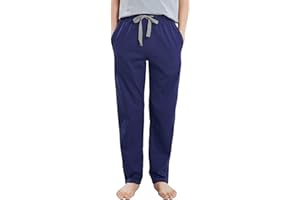 HiddenValor Boys Knit Cotton Pajama Lounge Pants with Pockets