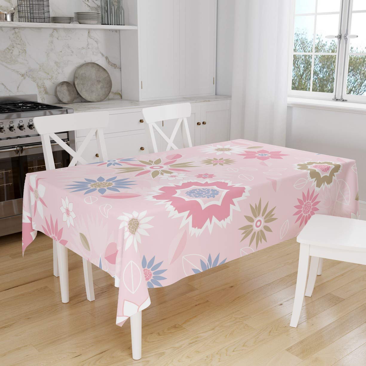 Bonamaison Kitchen Decoration, Tablecloth, 140cm x 160cm - Designed and Manufactured in Turkey