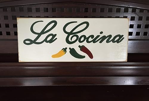Amazon Com La Cocina Spanish Southwest Kitchen Decor Sign Chile