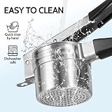 Sopito Potato Ricer 15oz Stainless Steel with 3 Discs Masher Heavy Duty view 4