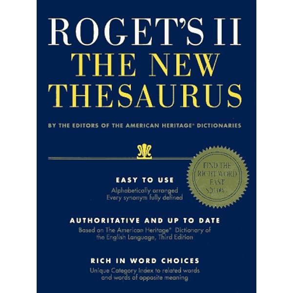 Roget's II: The New Thesaurus: Roget, Peter Mark, American