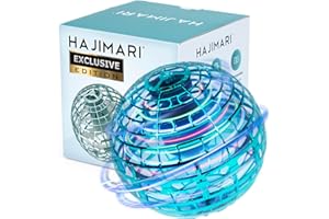 HAJIMARI Flying Ball G2 - Boomerang Ball That Comes Back to You | Floating Toy for Kids and Adults | Drop-Resistant Levitation Ball | Soaring Orb Toy Hovers & Climbs | Up to 12 Min Runtime