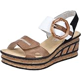 Rieker 68176 Rose Women's Wedge Sandals
