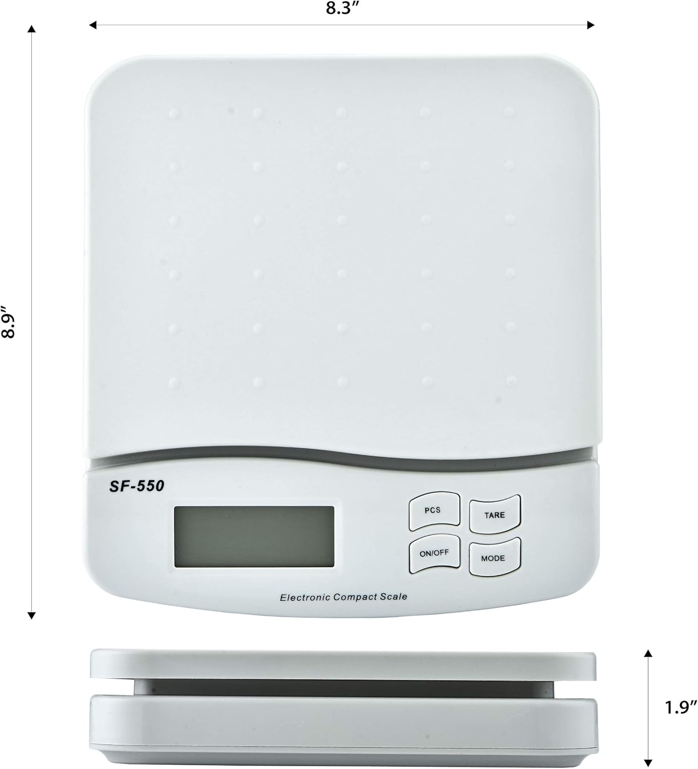 Horizon SF-550 V2 55 LB x 0.1 OZ Digital Postal Shipping Scale with Counting Function : Office Products
