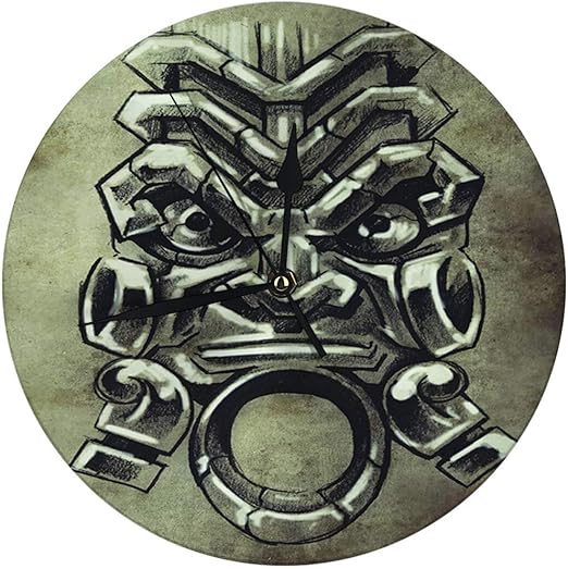 Amazon Com Yilinger Decorative Wall Clock Big 9 8 Inch Tattoo