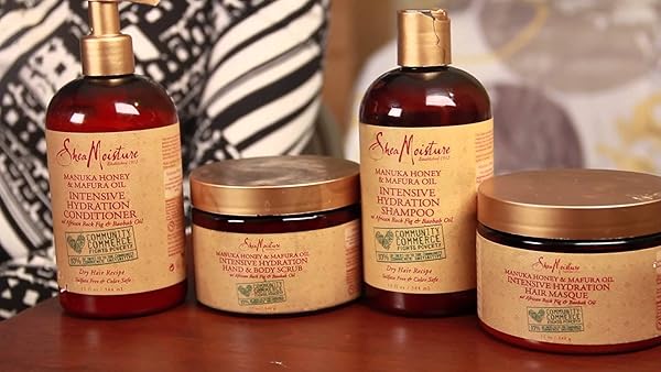 SHEAMOISTURE MANUKA HONEY &MAFURA OIL INTENSIVE HYDRATION TREATMENT MASQUE, 12 OZ