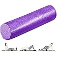 Yes4All High Density Foam Roller for Back, Variety of Sizes & Colors for Yoga, Pilates - Purple - 24 Inches