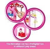 Barbie Careers Firefighter Doll & Playset with Fire Station Tree 10+ Accessories view 5
