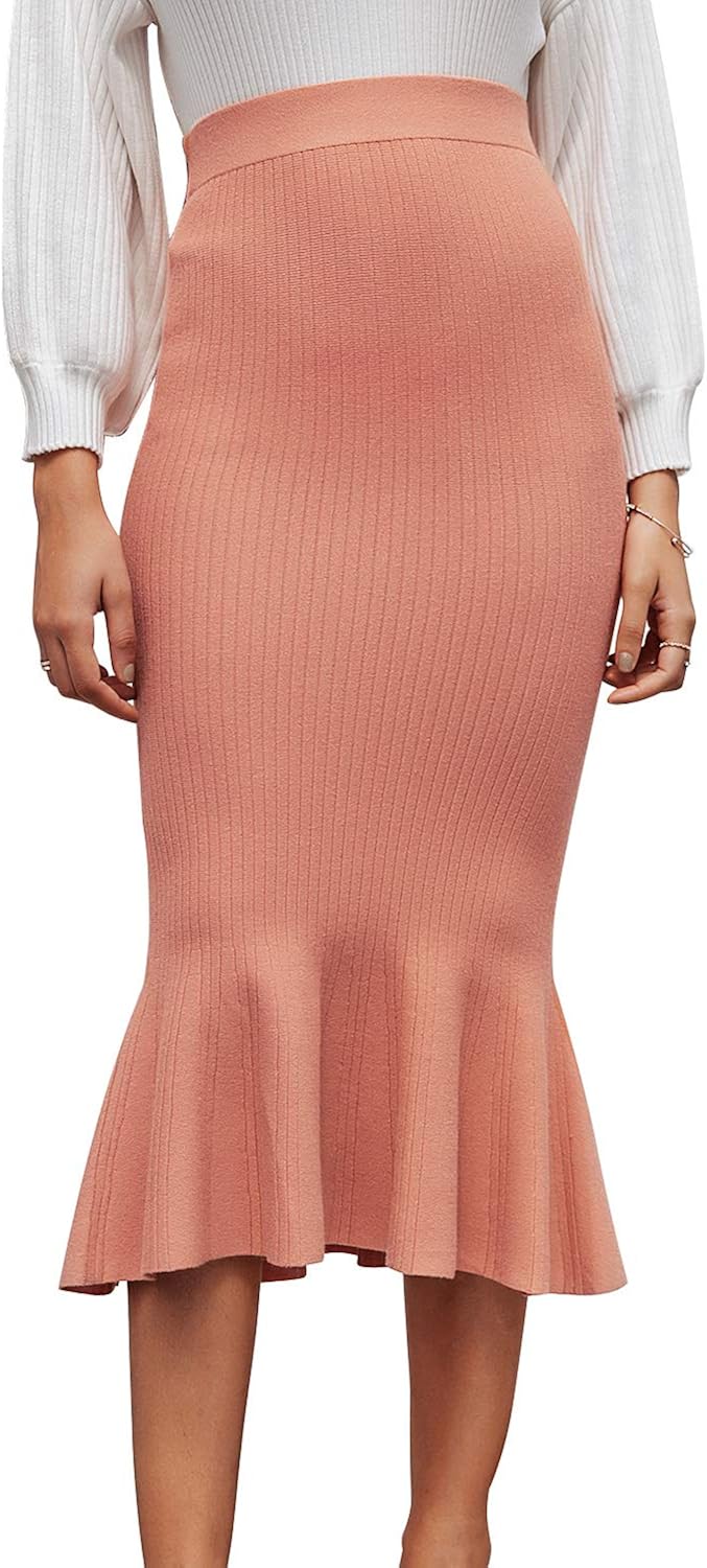 mermaid bodycon skirt