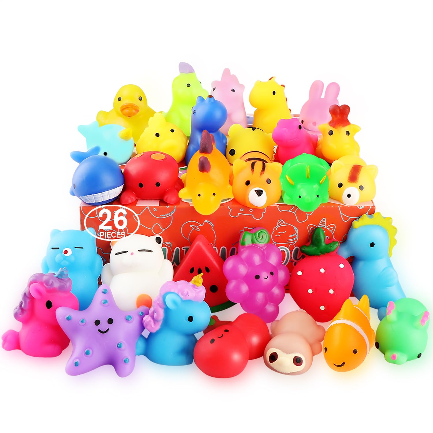 Nobasco Squishies 26 Pack Mochi Squishy Toys Kawaii Cat Squishys Nobasco Squishies 26 Pack Mochi Squishy Toys Kawaii Cat Squishys