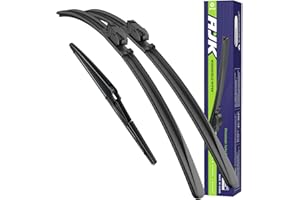 AJK Windshield Wiper Blade, OEM Quality Front and Rear Windshield Wipers for Mazda CX-5 2017 2018 2019 2020 2021 2022 2023 20