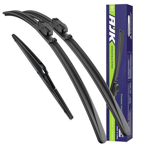 AJK Windshield Wiper Blade, OEM Quality Front and Rear Windshield Wipers for Mazda CX-5 2017 2018 2019 2020 2021 2022 2023 2024 2025, 24" 18" 14" Window Blades (Set of 3)