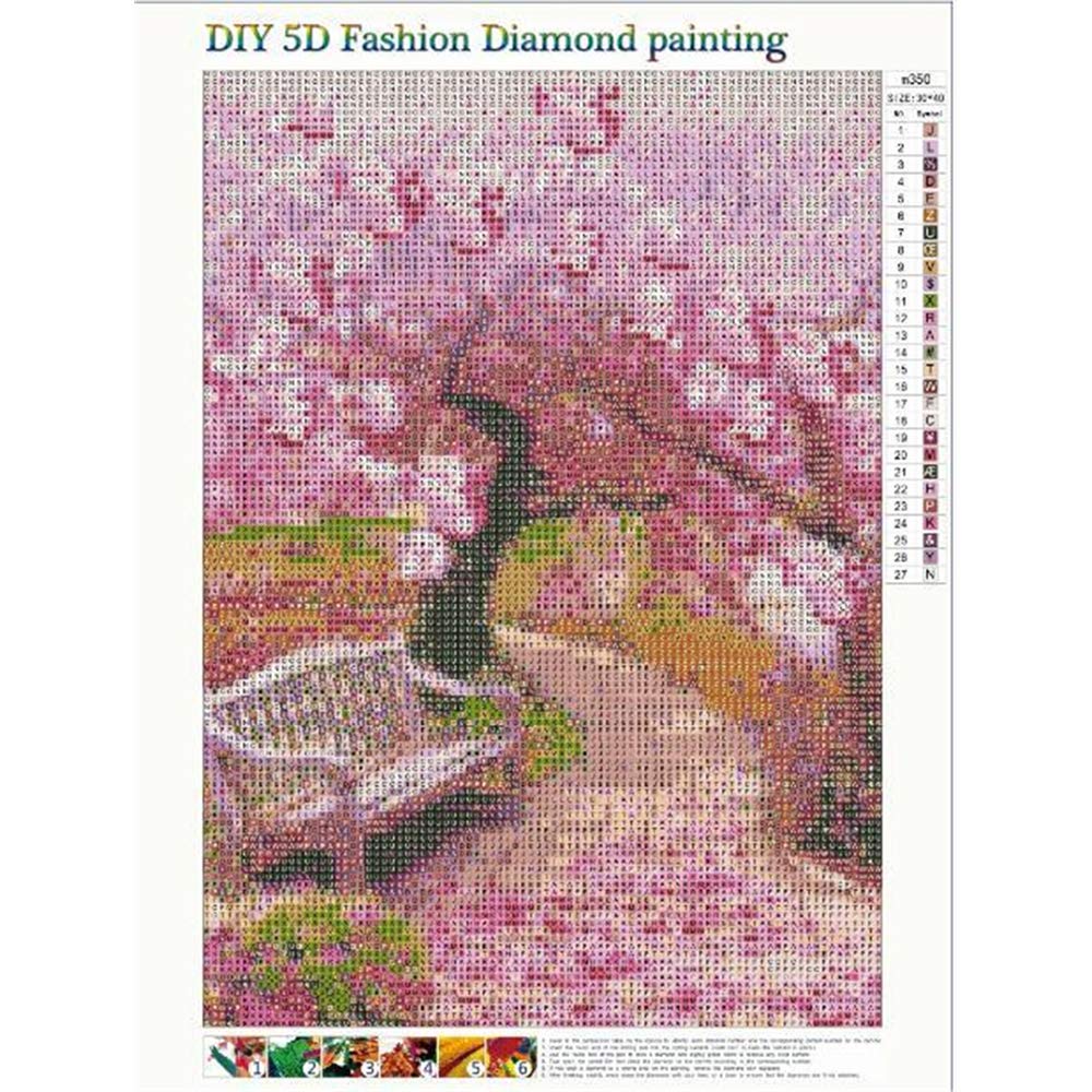 5d Diamond Painting Dos Caballos Ronda Taladro Rhinestone Bordado