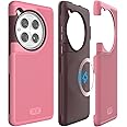 TUDIA MergeGrip Magsafe Compatible Phone Case for OnePlus 12 5G 2024 - Military Grade, Drop Tested, Dual Layer, Shockproof, Anti-Slip, Heavy Duty & Protector Cover Protective Phone Case - Smokey Pink