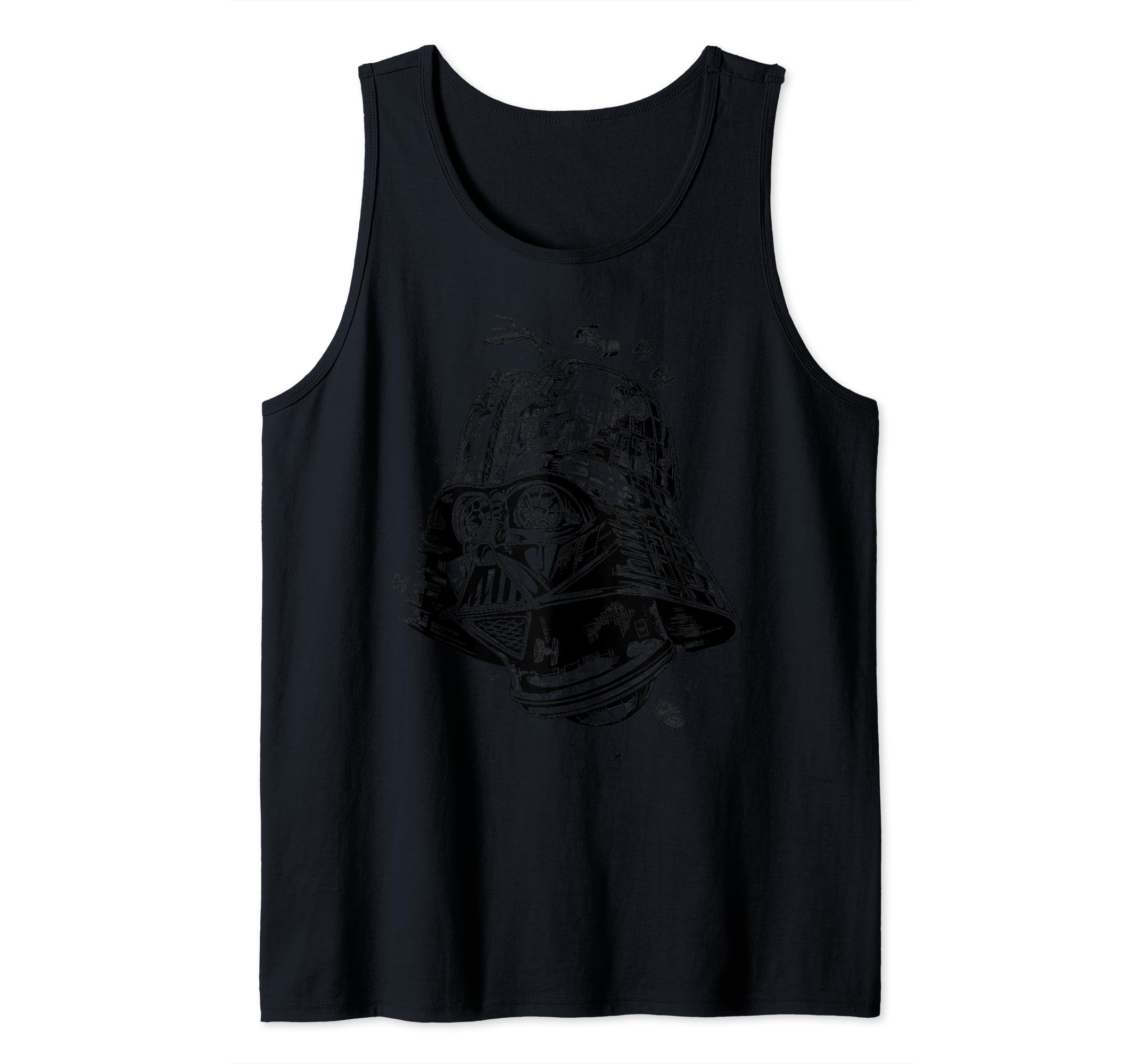 Star Wars Darth Vader Death Star Tank Top