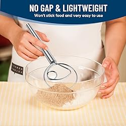 YIGEDA Danish Dough Whisk - Bread Dough Whisk with