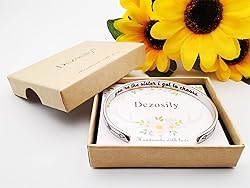 Dczosily Inspirational Bracelet Cuff Bracelets for