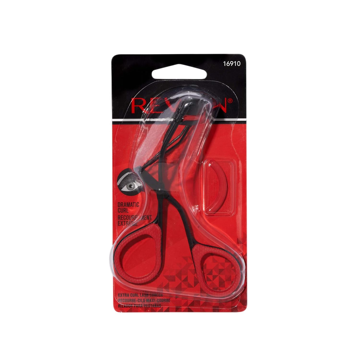 Revlon Extra Curl Eyelash Curler with Non-Slip Finger Grip, For All Eye Shapes, Longlasting Lash Curls : Eye Curler : Beauty