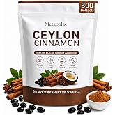 OIMTUE Metabolae Ceylon Cinnamon Softgels with MCT Oil, Supports Metabolic Balance, Energy &amp; Daily Wellness,Non-GMO, Gluten Free - 300 Softgels