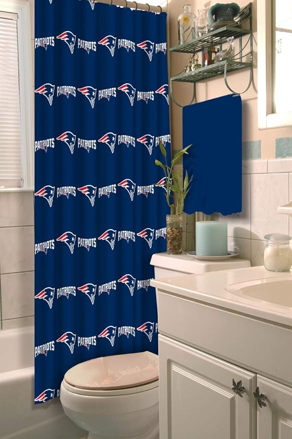 Amazon Com Nfl New England Patriots Decorative Bath Collection