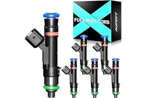 AUPEFT Fuel Injectors High Performance Fits For:-Jeep Wrangler 2007-2010 For:-Dodge Grand Caravan 2008-2010 For:-Chrysler Town and Country Voyager 2008-2010 3.3L 3.8L V6 OE# 0280158119 (6PCS)