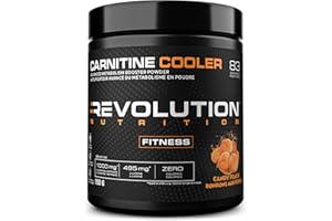Revolution Nutrition, Carnitine Cooler Powder, L- Carnitine Tartrate, Lean supplement, Amino Acid, Enhance Endurance, Zero Ca