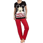 Disney Womens Pajamas Mickey Mouse